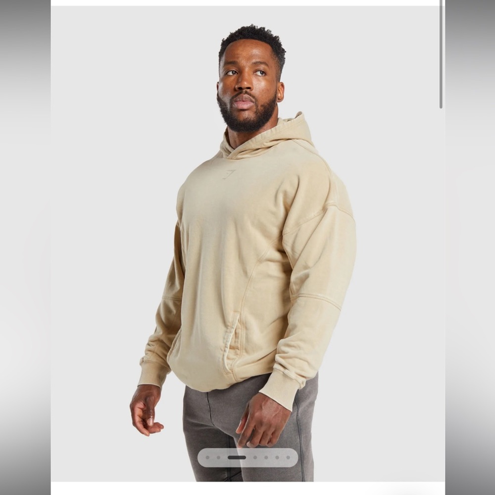 Gymshark Heritage Washed Hoodie - Desert Beige